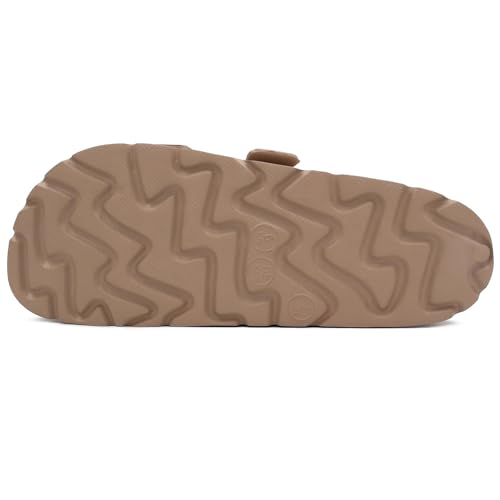 L LOUBIT Women's Platform Sandals with Arch Support Pillow Soft Adjustable Buckle Slides Lightweight Non-Slip Summer Beach Shoes4