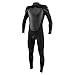 O'Neill Men's Heat 4/3mm Back Zip Full Wetsuit, Black/Black, M -  O'Neill Wetsuits, 5342