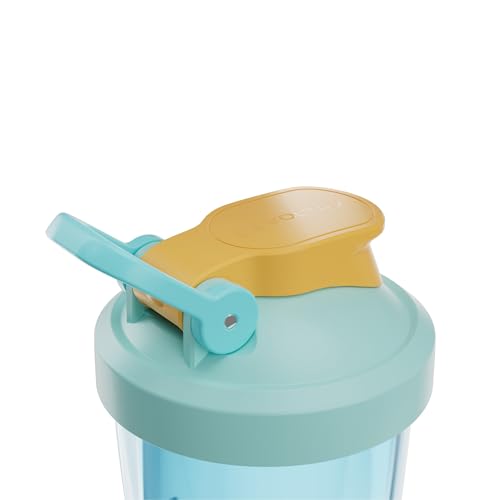 Image of VOLTRX VortexBoost Electric Shaker Bottle, USB C Rechargeable Protein Shake Mixer, Shaker Cups for Protein Shakes and Meal Replacement Shakes, BPA-Free, Made with Tritan, Aurora Teal, 24oz
