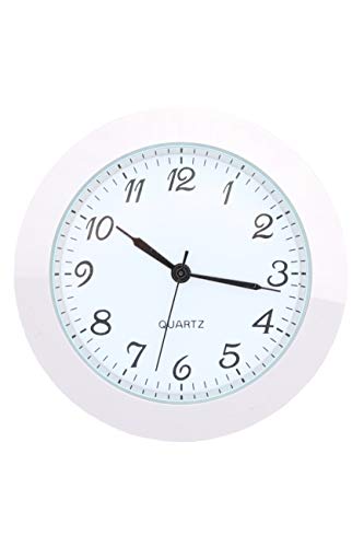 OKA CLOCK Einbauuhr Einsteckuhrwerk ARABISCH *Quarz-Uhrwerk Japan* TOP Silber Ø 50 mm #1 (Silber) Cover