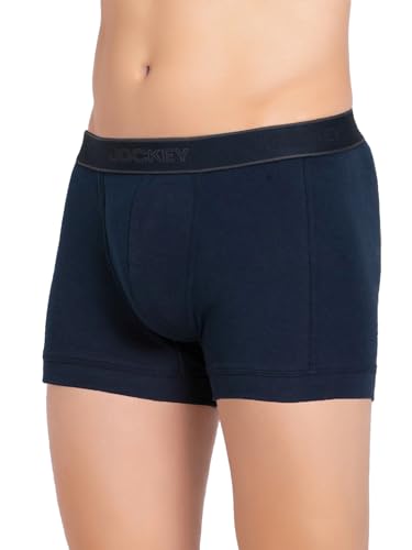 Image of Jockey 1015 Men's Super Combed Cotton Rib Solid Trunk with Stay Fresh Properties