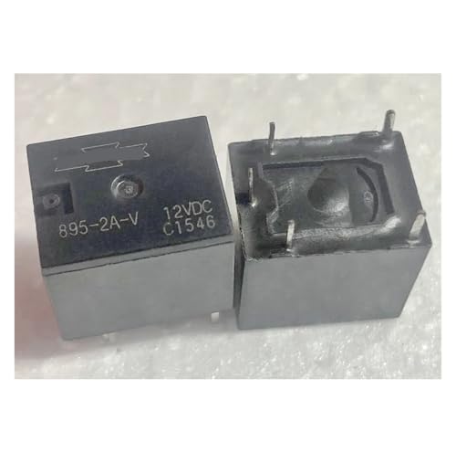 Relé 895-2A-V 12VDC interruptor electromagnético T78-2A-12V de 5 pines para automatización