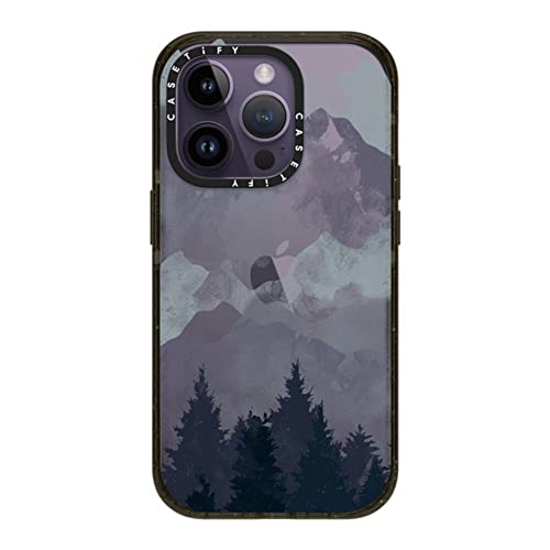 Coque iPhone 14 Pro Casetify transparente avec motif conte d'hiver artistique
