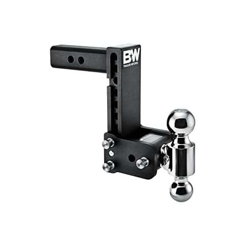 B&W Trailer Hitches Tow & Stow Adjustable Trailer Hitch Ball Mount - Fits 2" Receiver, Dual Ball (2" x 2-5/16"), 7" Drop, 10,000 GTW - TS10040B Cover