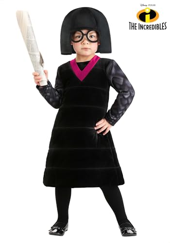 Disfraz de Edna Mode de Los Increíbles para niña pequeña miniatura 2