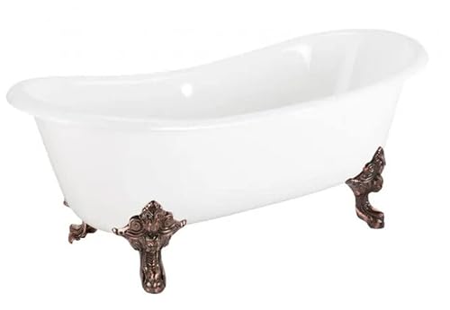 Signature Hardware Lena 72 Cast Iron Clawfoot Tub