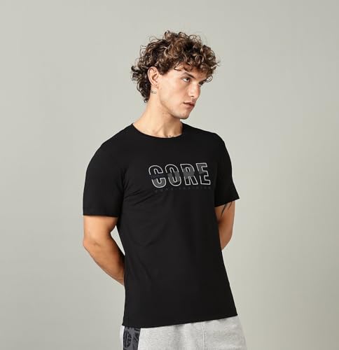 Image of XTEP Men Men's Training T Shirt Comfort Stretch & Eco Friendly Soft Touch | Odour Control, Breathable & Lightweight Performance T Shirt