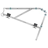 wolfcraft Treppenlehre – Messwerkzeug für den Treppenbau – Treppenschablone zum Übertragen von Stufenmaßen – Auch perfekt für Wendeltreppen - 5210000