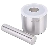 Design avec couvercle transparent : l'ensemble Mortal et pestal est livré avec un couvercle anti-éclaboussures, de sorte que vous n'avez pas à vous soucier des éclaboussures de nourriture lors du broyage.