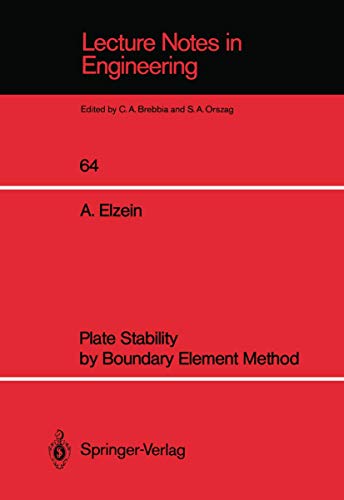 Plate Stability by Boundary Element Method: 64 (Lecture Notes in Engineering) view 2