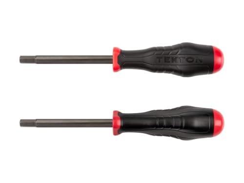 Image of TEKTON 8 mm Hex High-Torque Black Oxide Blade Screwdriver | DHX21080 | Made in USA