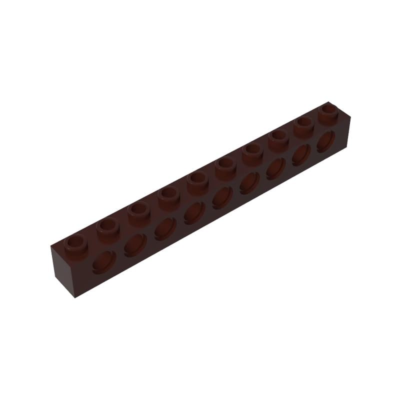 XYEIUGO 2730 Technology Brick Technic Brick 1x10 [9 Holes], 10 PCS — image 1