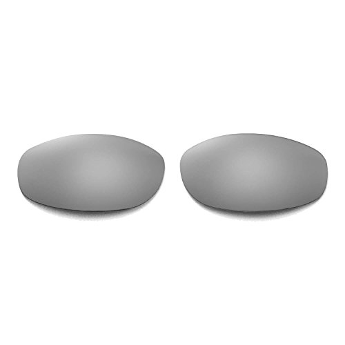 Walleva Replacement Lenses for Oakley Tightrope Sunglasses-Multiple Options Available (Titanium - Polarized) - Thumbnail 3