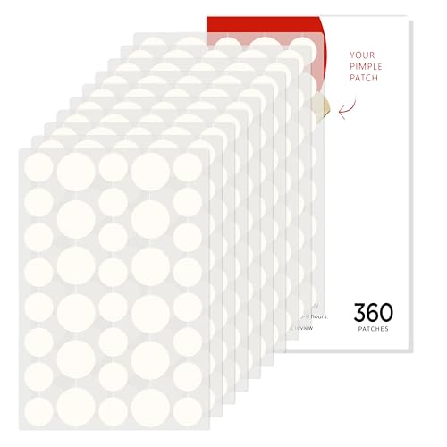 360 Piezas Parches para Acné, Invisibles Hidrocoloides Parches, Absorbentes Parches para Acné Con Aceite De Té Y Ácido Salicílico Parches Para Granos