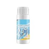 Potente Limpiador De Fregadero Y Desagüe,Polvo De Drenaje Y Fregadero Sin Obstrucciones,Desatascos Elimina Olores,Adecuado Pare Tuberías,Alcantarillas,100G