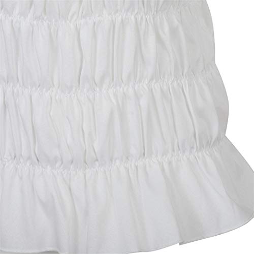 Off the Shoulder Tops for Women Renaissance Pirate Shirt White S - image 6