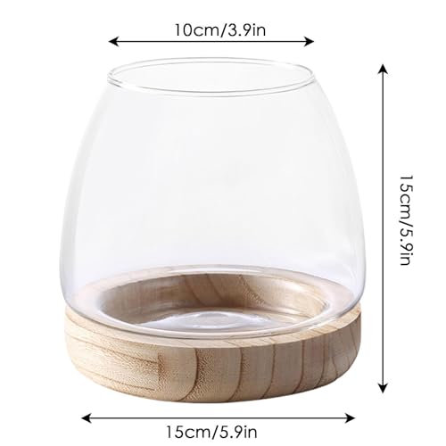 Bocal poisson rouge sans fuite avec socle stable anti-basculement - 7