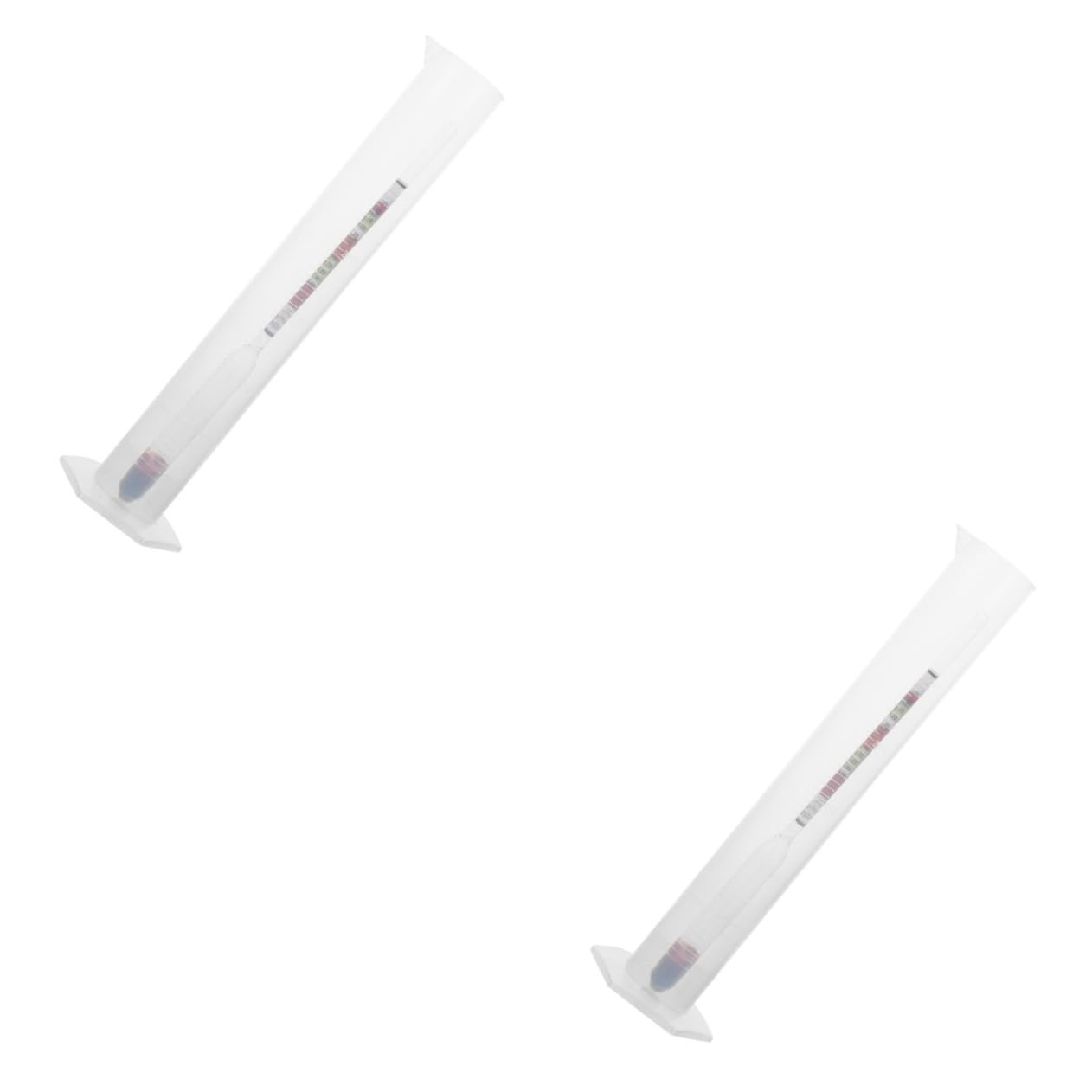 Garneck 2 Sets Density Meter Weight Meter Alcohol Meter Wine Meter Tester Lab Hydrometer Wine Making Kit Syrup Cylinder Triple Scale Hydrometer Alcohol Hydrometer for Beer Wine Kits Glass