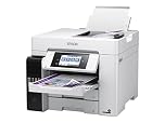 Epson EcoTank Pro ET-5880, Stampante multifunzione A4 (Stampa, Scansione, Copia, Fax), Stampa fino a 25 ppm e scansione fino a 27,5 ipm, Wi-Fi, Ethernet e app per la stampa da mobile