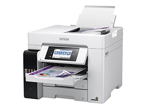 EPSON C11CJ28401 ET-5880 EcoTank Imprimante Multifonction Jet d'encre USB,LAN,Wi-Fi Blanc, noir EPSON C11CJ28401 ET-5880 EcoTank Imprimante Multifonction Jet d'encre USB,LAN,Wi-Fi Blanc, noir