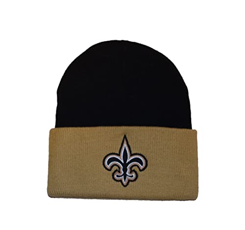Bonnet Reebok Saints New Orleans enfant NFL bicolore chaud hiver
