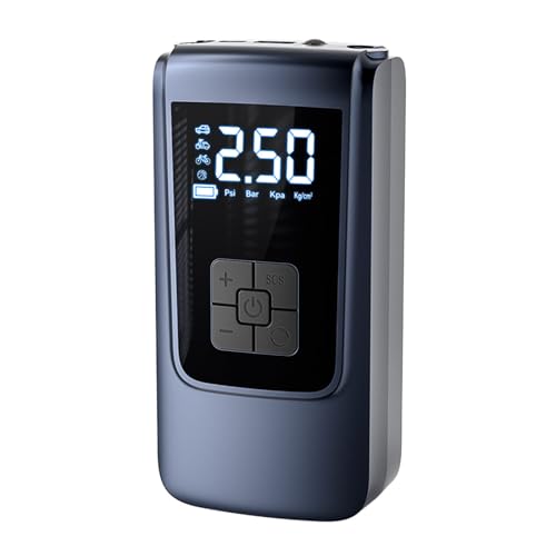 Gonfleur de pneu portable 150PSI, compresseur d'air haute précision - 4