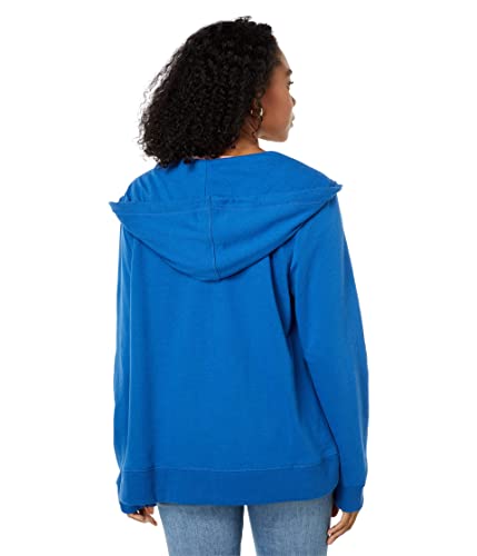 Tommy Hilfiger Women's Classic Zip Up Hoodie, True Blue, Small #TOP21