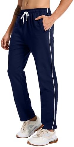 PARTICLE PLANET Jogginghose Herren Baumwolle mit 3 Reißverschlusstaschen | Sporthose Herren Lange ,Sweathose Atmungsaktiv Freizeithose ,Trainingshose mit Reißverschlusstaschen