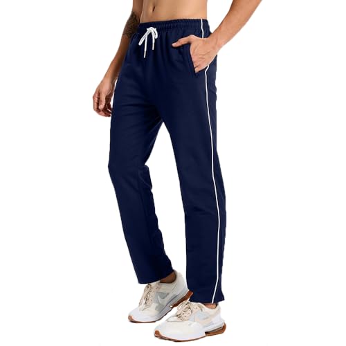 PARTICLE PLANET Jogginghose Herren Baumwolle mit 3 Reißverschlusstaschen