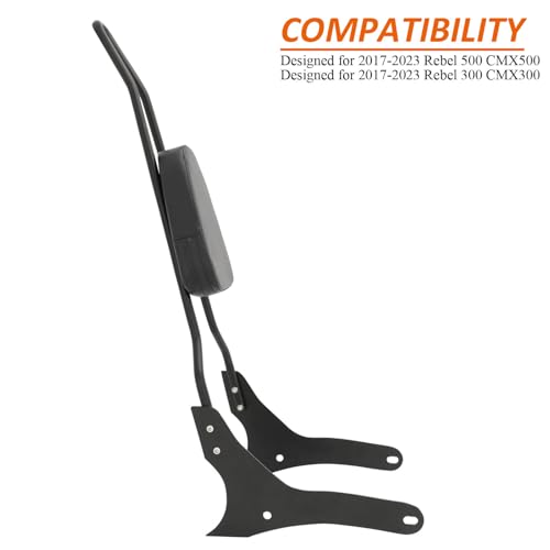 Motaux Passenger Sissy Bar Tall Backrest