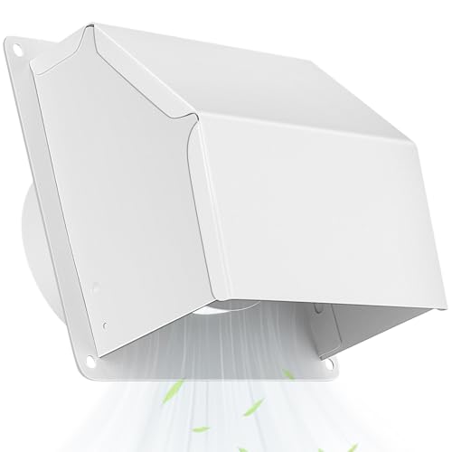 MATEWORK 4 Inch Dryer Vent Cover Outside with...