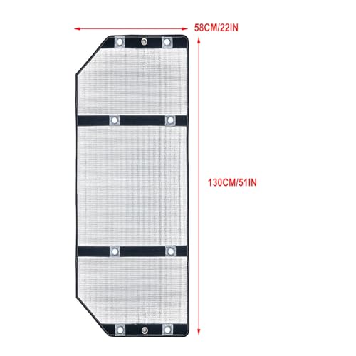 Cache climatiseur extérieur 58x130cm rabattable imperméable - 7