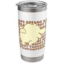 Pompompurin Happy Thoughts Nap Time Stainless Steel Insulated Tumbler