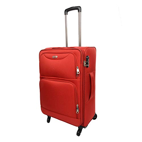 Image of STUNNERZ -Medium-Check in Luggage -Trolley Bags,Travels Bags, Suitcase Tourist Bags |24 Inch | 62cm| (Maroon) (4-Wheels)