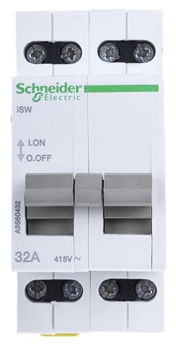 Interrupteur iSW Acti9 Schneider Electric 4P 32A pour éviter les surchauffes triphasées