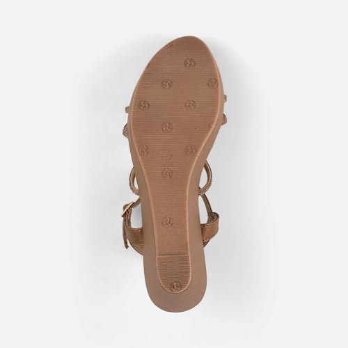 Image of Mochi Women's Elegant Wedge Heel Sandals