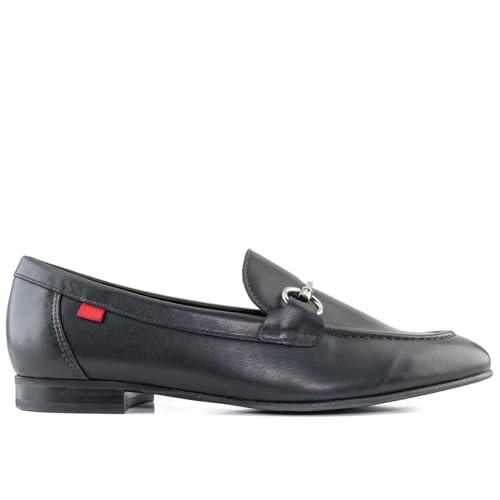 Image of Womens Genuine Leather Comfort Slip On Buckle Dress Loafer