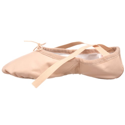 SANSHA Pantufa de balé de couro Silhouette, rosa, 6