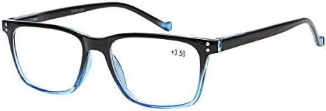5 Pack Reading Glasses Men Women Spring Hinge Comfortable Glasses for Reading (Mix Color, 1.75, x) - 2