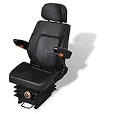El asiento de tractor está equipado con vías deslizantes para una instalación fácil y flexible.