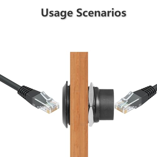 RJ45 Acoplador de Panel Blindado CAT6A, Pack 2 miniatura 4