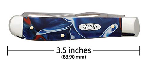 Image of Case WR XX Pocket Knife Patriot Kirinite Mini Trapper Item #11209 - (10207 SS) - Length Closed: 3 1 /2 Inches