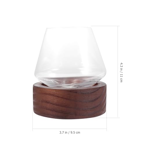 Vaso de whisky de cristal elegante con base robusta para hostelería 3