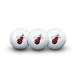Team Effort NBA Miami Heat Golf Ball Pack of 3Miami Heat Golf Ball Pack of 3, Multicolor, NA