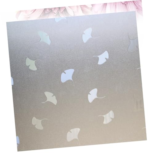 Película Electroestática Frosted para Ventana Diseño Hojas Ginkgo miniatura 4