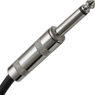 Seismic Audio SASTSX-2Red-6PK 2-Feet TS 1/4-Inch Guitar, Instrument, or Patch Cable, Red - Thumbnail 3
