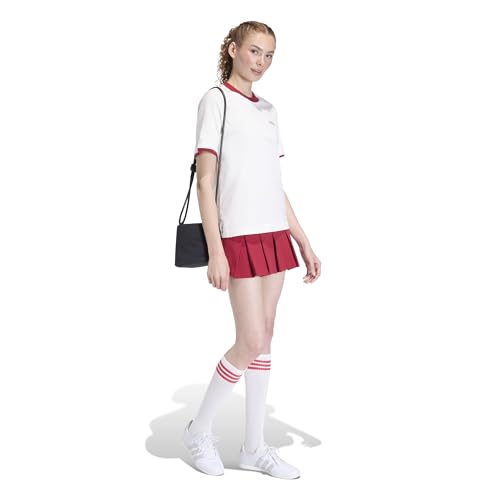 adidas Women's Seasonal Essentials Colorpop Skirt with Inner Leggings, Active Maroon/Off White, XS – Ansicht 6