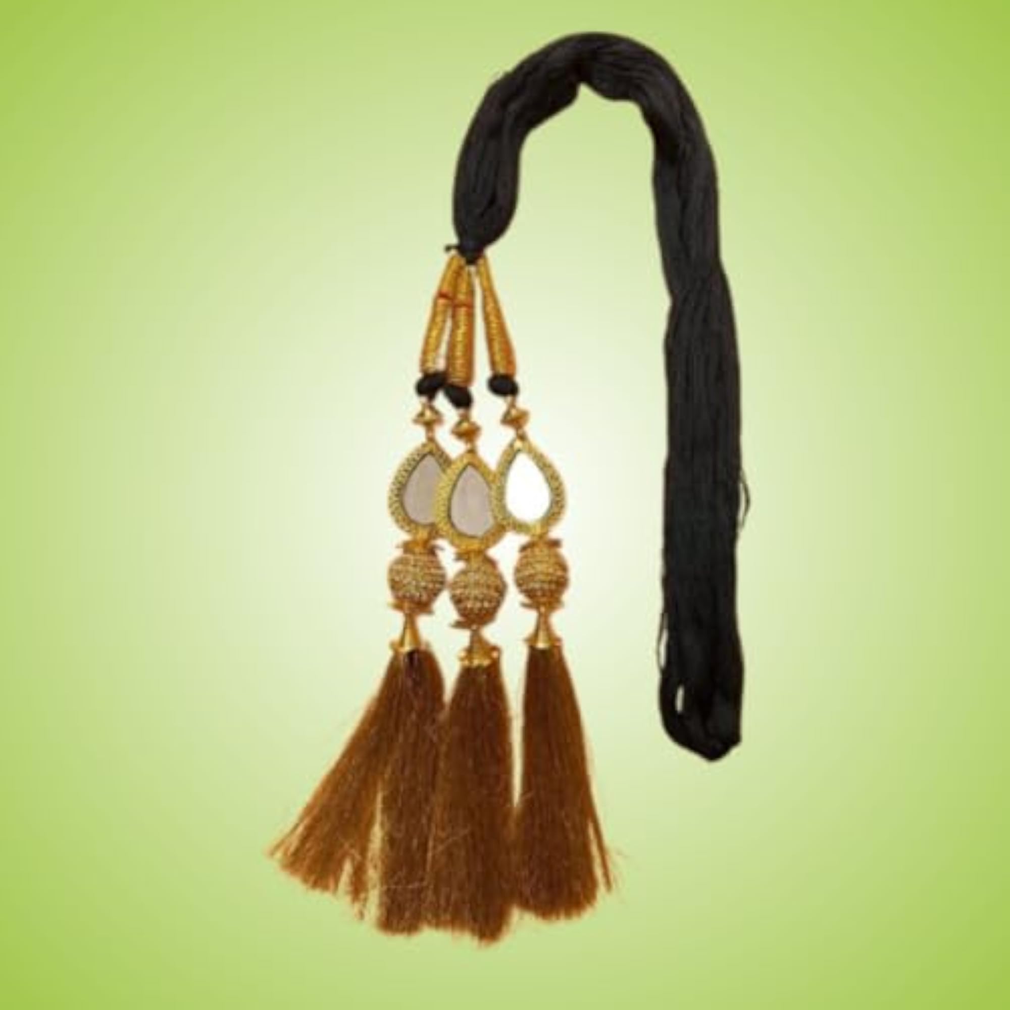 Bridal Mirror Paranda Braid Extension Hair Accessory