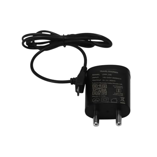 Image of Universal 5V 500mAh Mobile Charger for Keypad Phones - Compatible with Nokia, Samsung, Intex, Lava, Jio Bharat, Feature Phones, Basic Handsets,Reliable Low Power Charging Adapter- (Micro Cable)