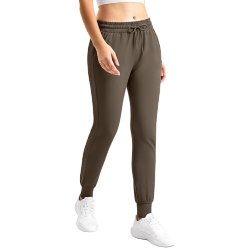 Image of CADITEX Womens Joggers with Pockets Track Athletic Sweatpants Women | Elastic Waistband;Adjustable Drawstring;Fitness Clothing;Fall Fashion;Lightweight Stretchy Gym Clothes